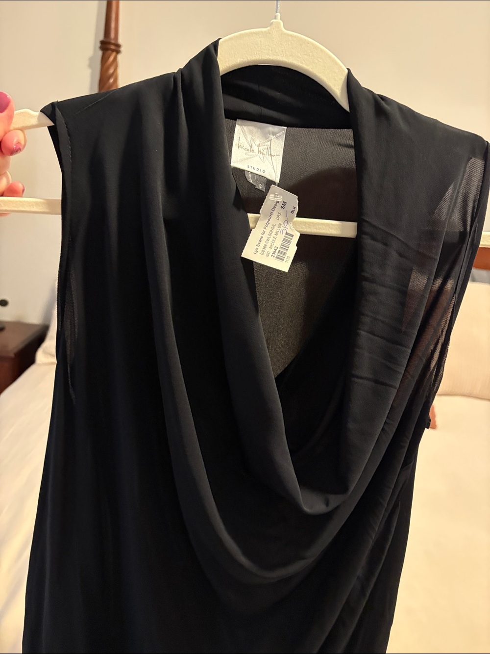 Nicole Miller Black Studio Sleeveless Dress